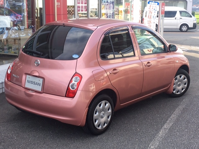 細江店 木曜中古車デー いろいろついてるピンクマーチ 店舗ブログ 静岡日産自動車株式会社