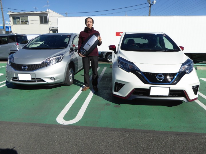 静岡日産 藤枝店 納車式 M様 ﾉｰﾄ E Power ニスモ 店舗ブログ 静岡日産自動車株式会社