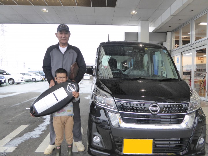 静岡日産藤枝店 納車式 O様 ﾃﾞｲｽﾞﾙｰｸｽ ﾊｲｳｪｲｽﾀｰ X 店舗ブログ 静岡日産自動車株式会社